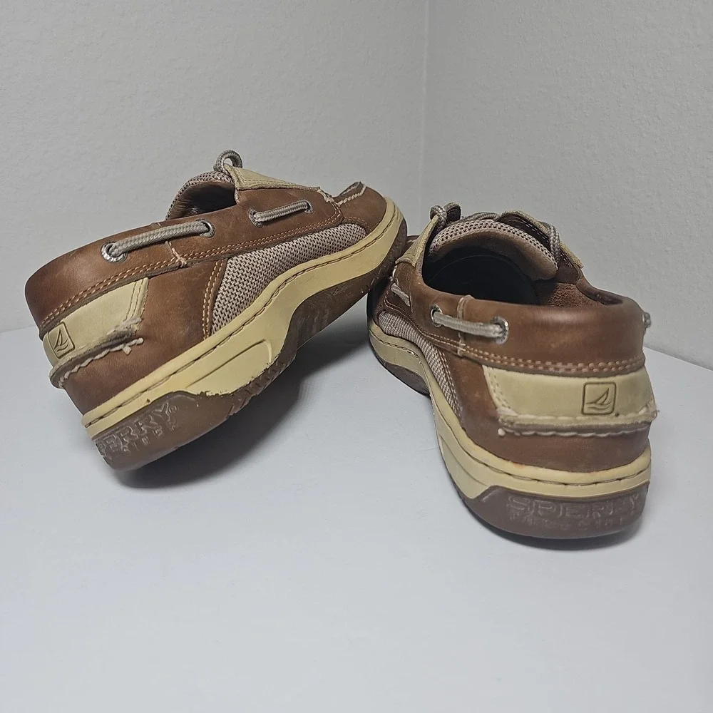 Sperry Top-Sider Billfish Boat Shoes 3-Eye Tan Beige 0799023 Men's Size US 9